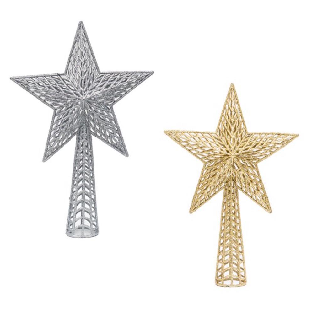 

HIASAN TOP BINTANG / PUCUK POHON NATAL / GLITTER - DEKORASI NATAL - AKSESORIS NATAL TERBARU