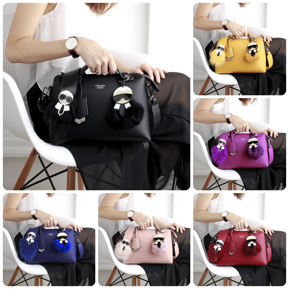 Fendi ByTheWay Boston with Karlito Mirror Charm&Karlito strap Dh #1927