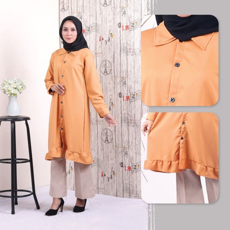 Dress Wanita Syar'i Muslimah Cantik Desain Trendy Kekinian Premium Original