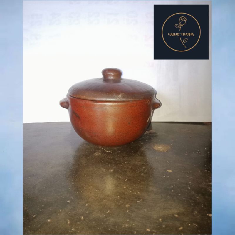 mangkok kuping/ Mangkok bubur / mangkok gerabah tanah liat