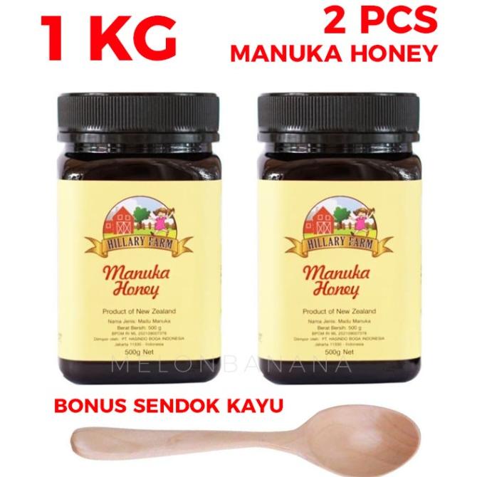 

[COD] Hillary Farm Manuka Honey - MADU New Zealand - 1KG (2BOTOL) [COD]