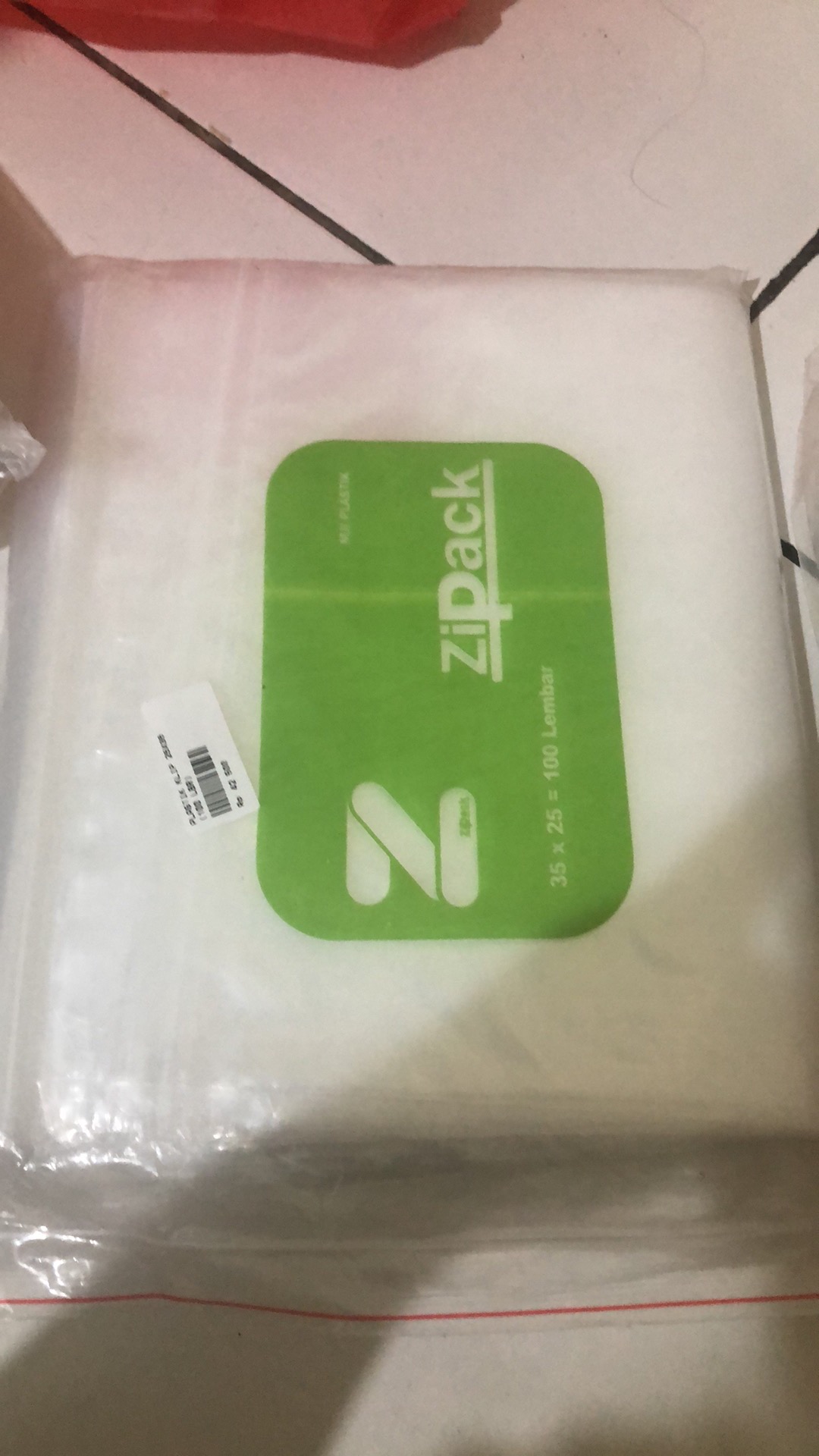 Plastik Klip 25x35 Ziplock (100 Lembar)