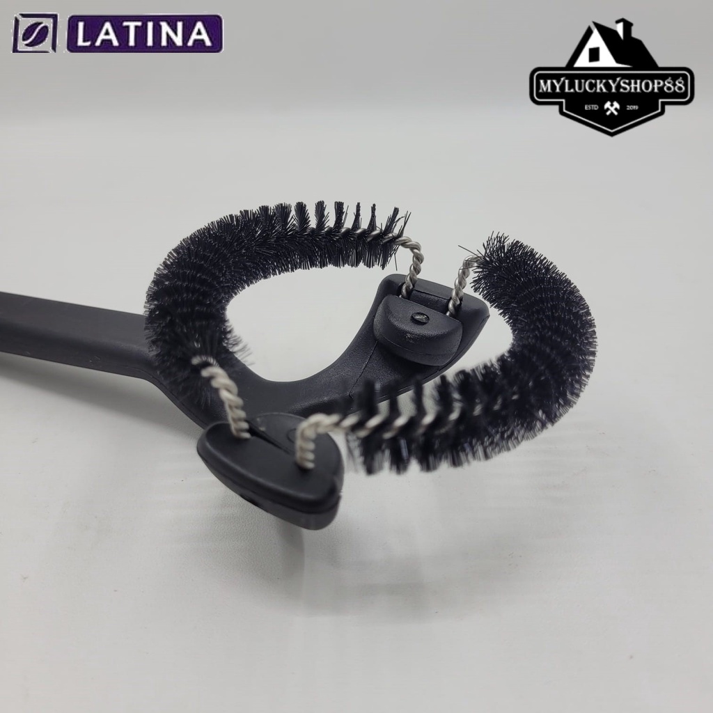 Latina Sapu Sapu Group Head Brush Espresso Sikat Kopi Circular 51 58 mm