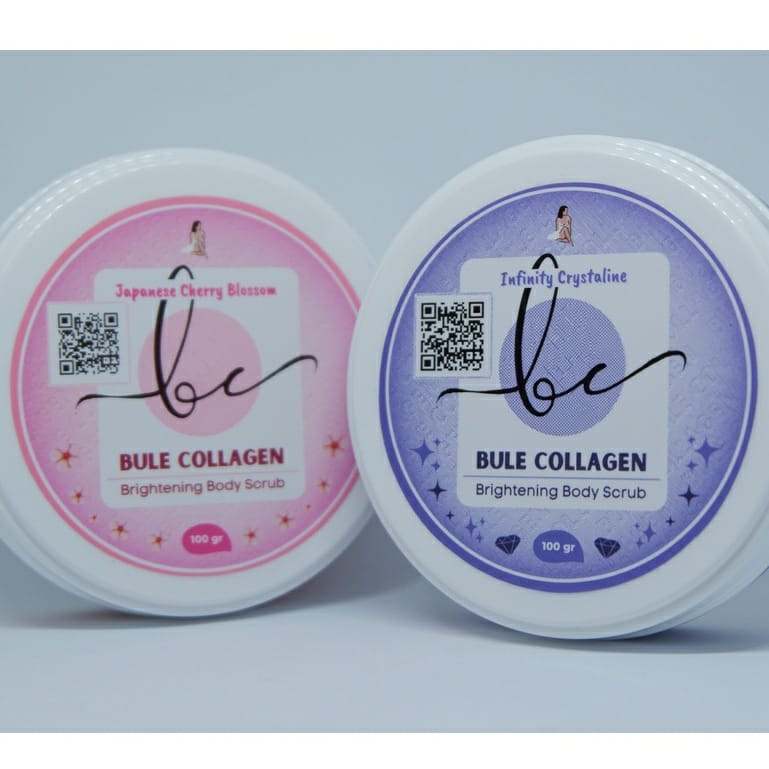 LULUR SCRUB BULE COLLAGEN TAMPILAN BARU