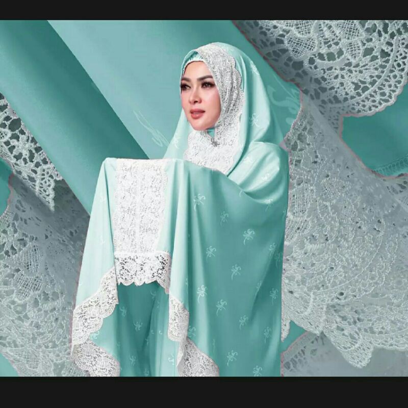 Mukena Dewasa Sutra Velvet HQ Syahrini