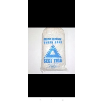 Garam krosok, garam kristal segitiga biru 900gr.