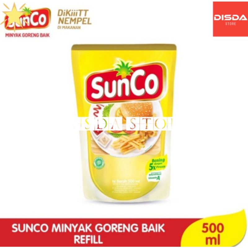 

Minyak Goreng Sunco Refill 500 Ml