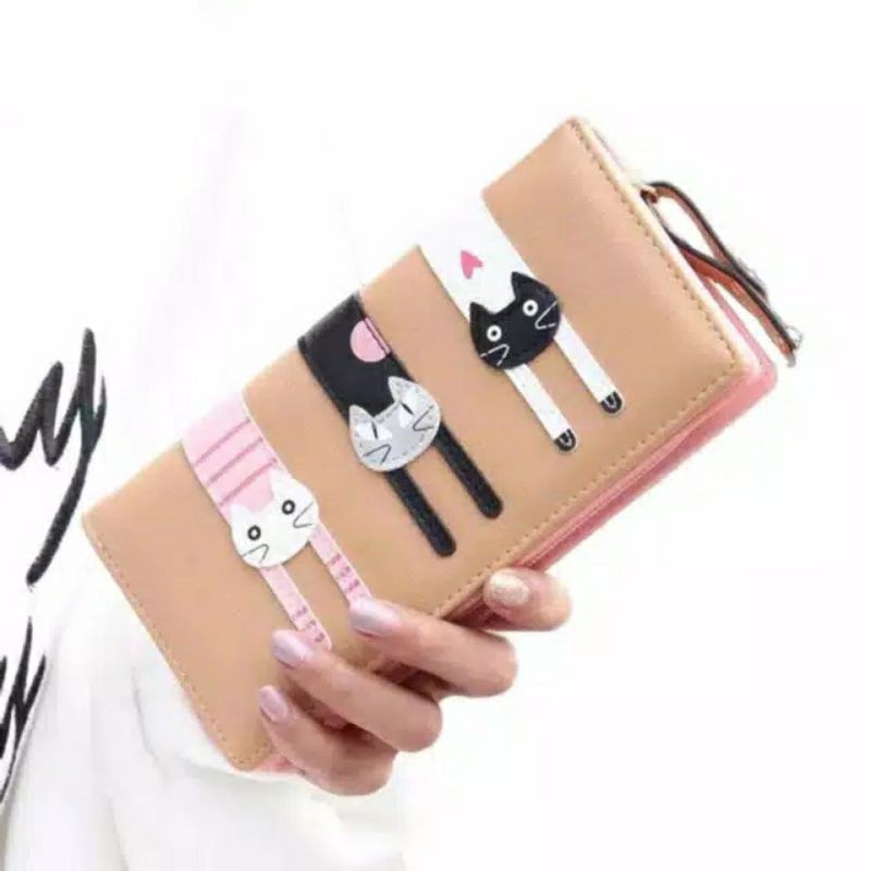 Arifirn Triplecat - Premium Dompet Panjang Wanita