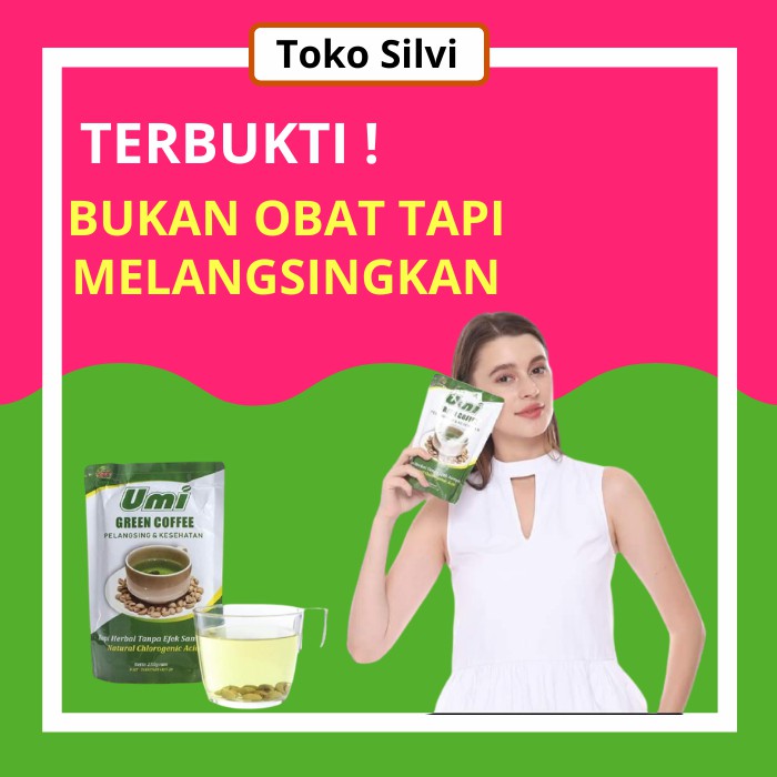 UMI GREEN COFFEE COFFE PENURUN BERAT BADAN DIET DETOX MINUMAN PELANGSING BADAN
