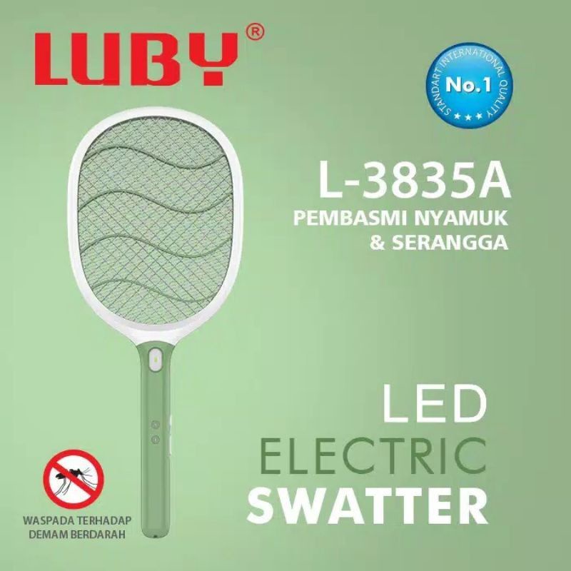 Raket Nyamuk Listrik Led Luby original