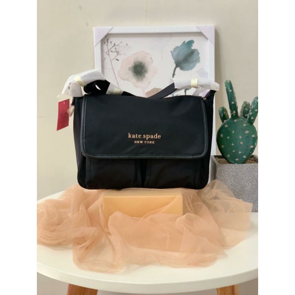 Kate Spade Daily Medium Messenger Black Ready Black