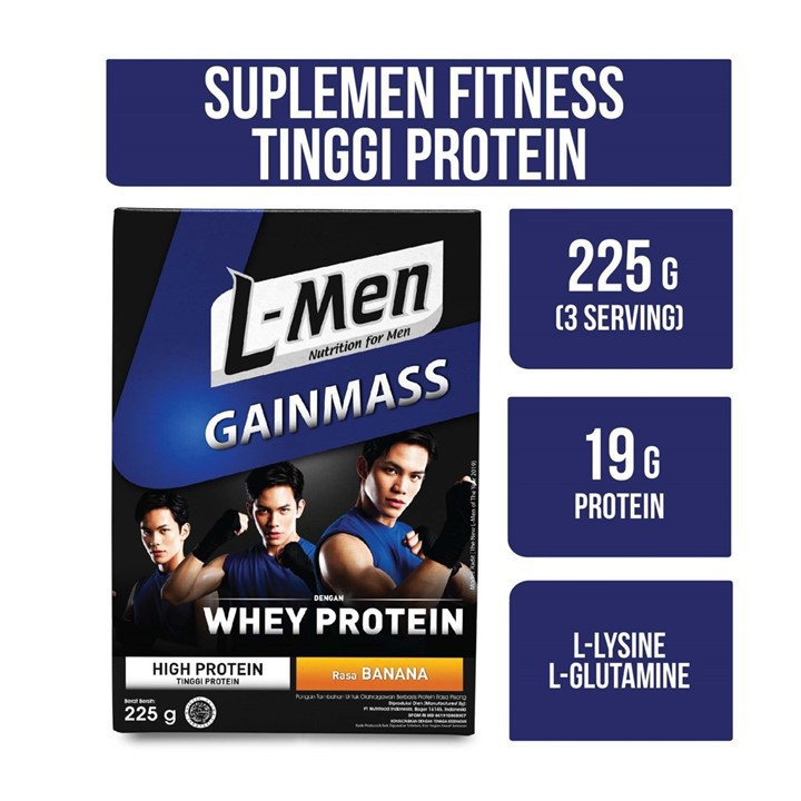 LMEN GAIN MASS WHEY PROTEIN 225GR