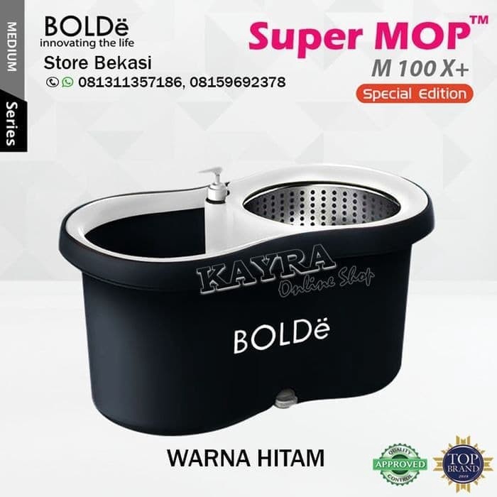 BOLDE Super MOP M100X+ / SUPERMOP BOLDE / BOLDE SUPER PEL / M100X ASLI