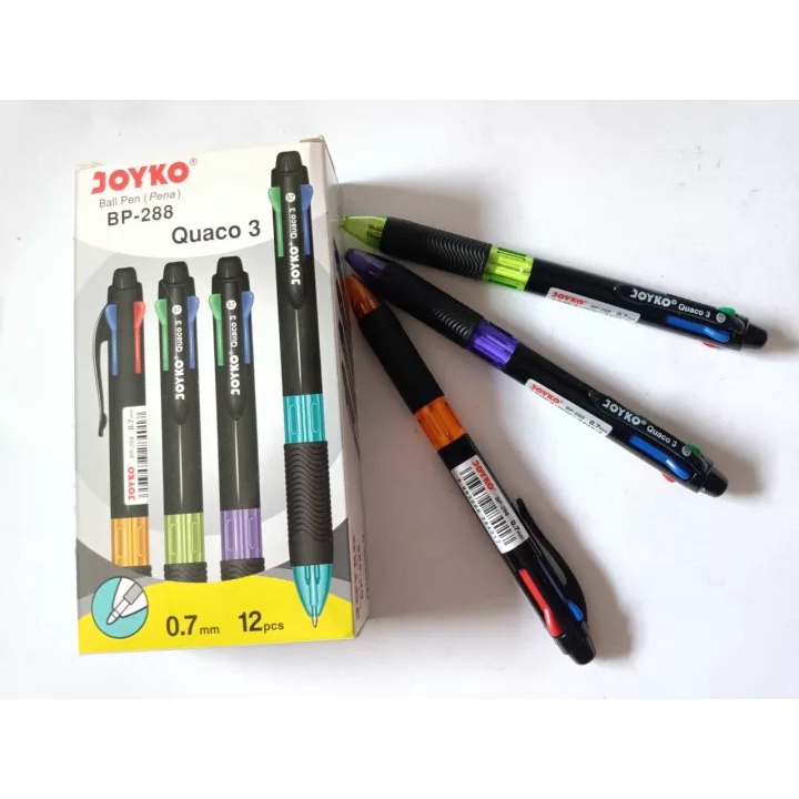 

Pulpen joyko 4 warna BP-288 (isi 12 pcs)