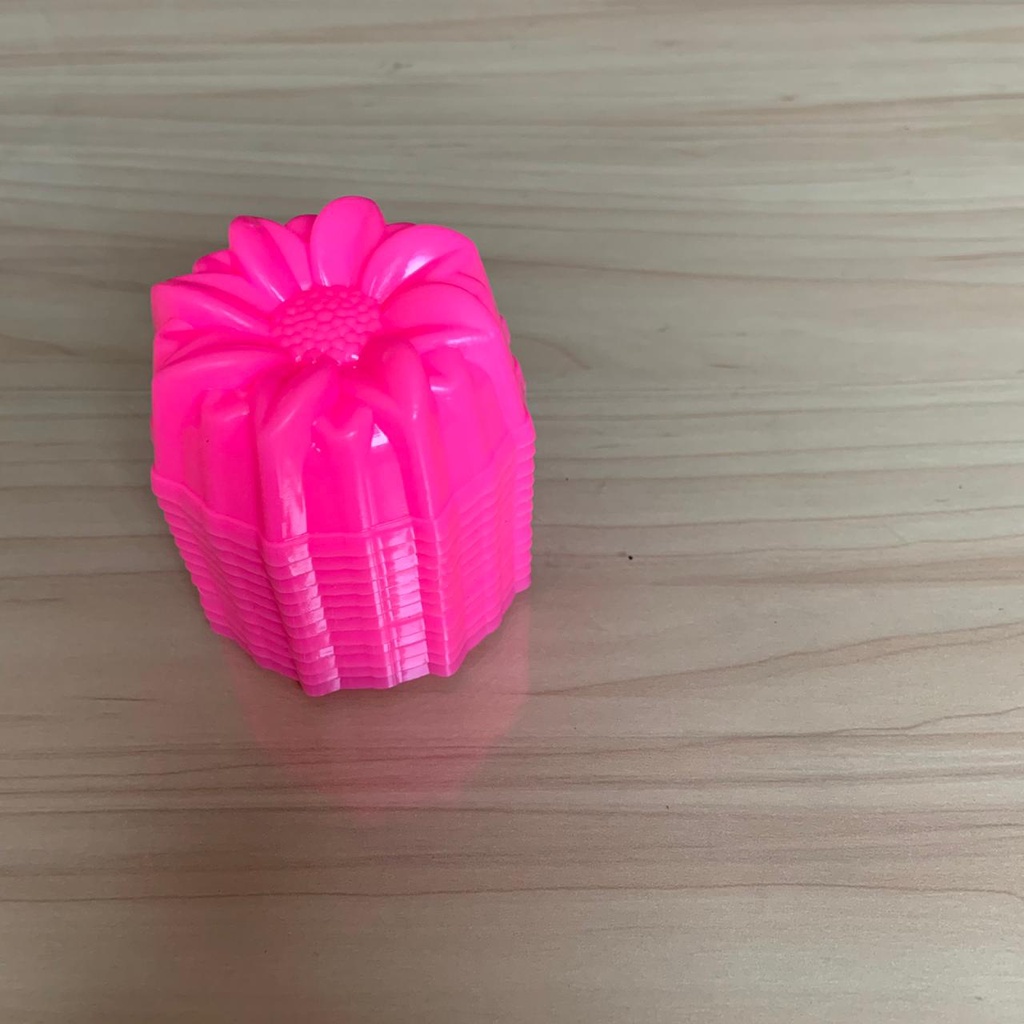 Cetakan Kue Agar Ager Loyang Mini Cup Jelly Coklat Puding Cake Mold Teratai Isi 12pcs