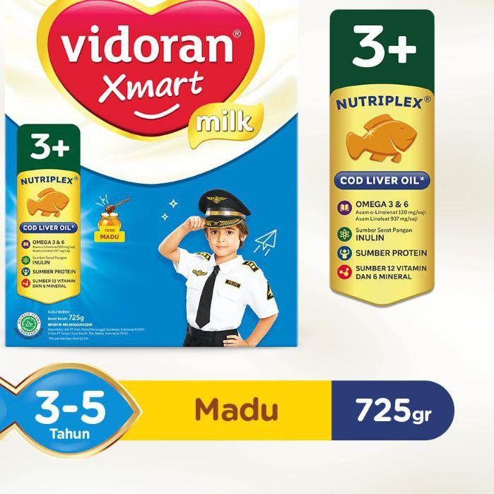 ☀ Vidoran Xmart Susu Formula 1+ 3+ 5+ vanila coklat 725gr / 950gr ✲