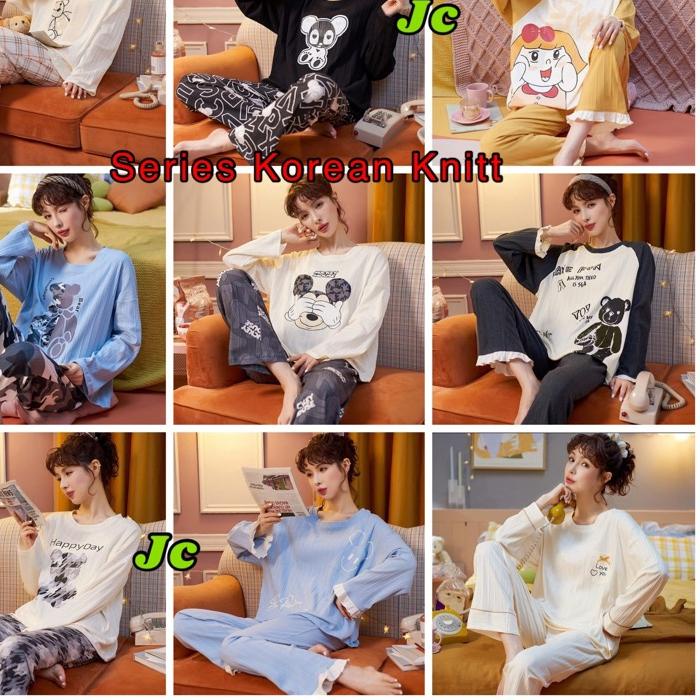 Hot Sale - JC- Stelan Oversize Jogger Babydoll PP / piyama Muslimah / piyama wanita Import Korea mur