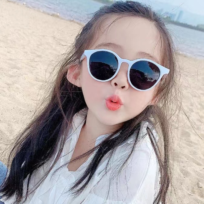 Kacamata Hitam Bulat Kekinian Ins Korea Untuk Anak Fashion Terbaru High Quality Import
