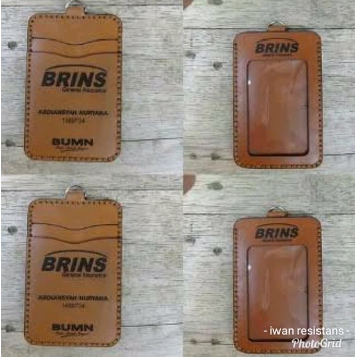 

ID card holder kulit asli ,name tag kulit asli, name tag holder costum kulit asli