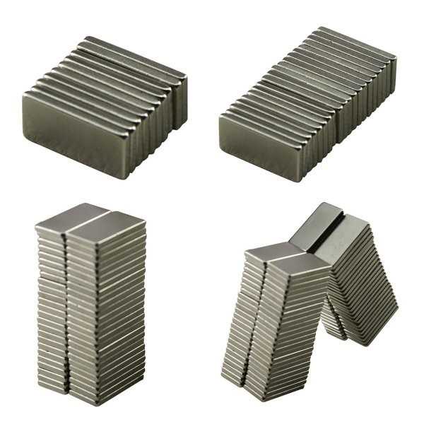 Strong Neodymium Magnet NdFeB N35 10PCS / Magnet Neodymium Batangan Balok Persegi Panjang Ukuran Besar Super Kuat/  Magnet Batangan Kecil Panjang Set / Neodium Magnet Ring Ball Persegi Super Kuat / Magnet Mainan Murah