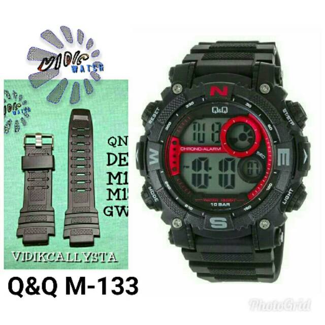 STRAP WATCH Q&amp;Q M133 M-133 M 133 / TALI JAM QNQ QQ