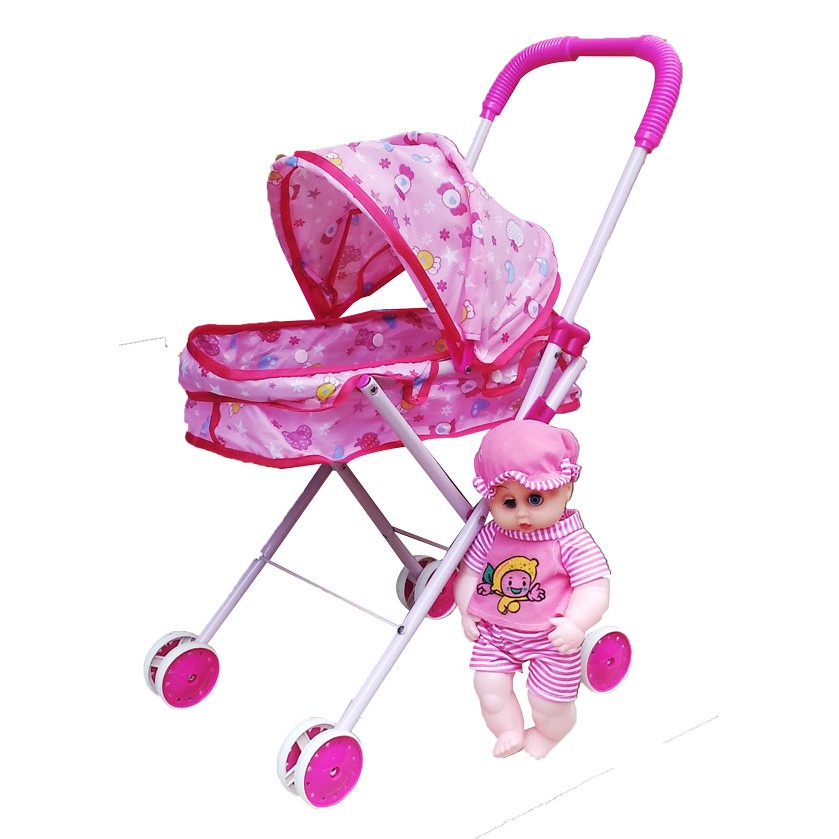 BONEKA BABY DOLL + STROLLER BESI - 339