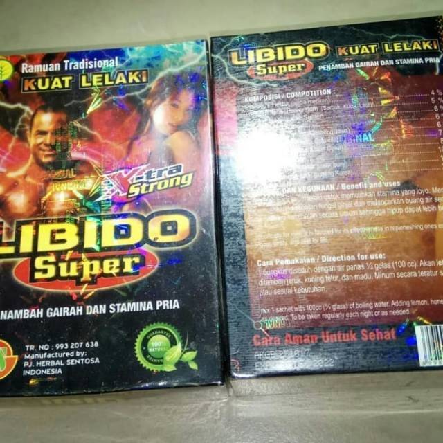 SERBUK Libido Original jamu penambah stamina kuat tahan lama pria dewasa