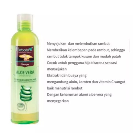 Herborist Shampoo Zaitun 250ml | Herborist Shampoo Aloe Vera 250ml | Herboris