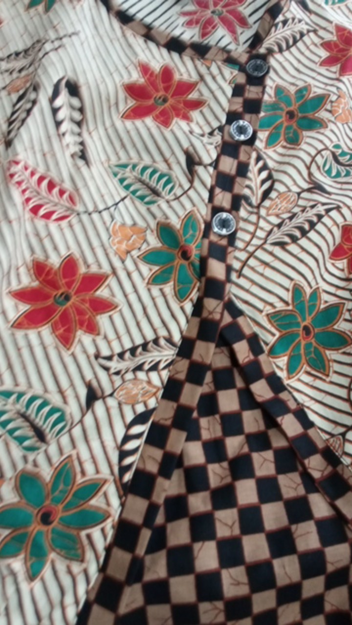 Baju Gamis Batik Wanita - Gamis Batik Jumbo - Gamis Batik Allsize - Gamis Syari - Gamis Murah