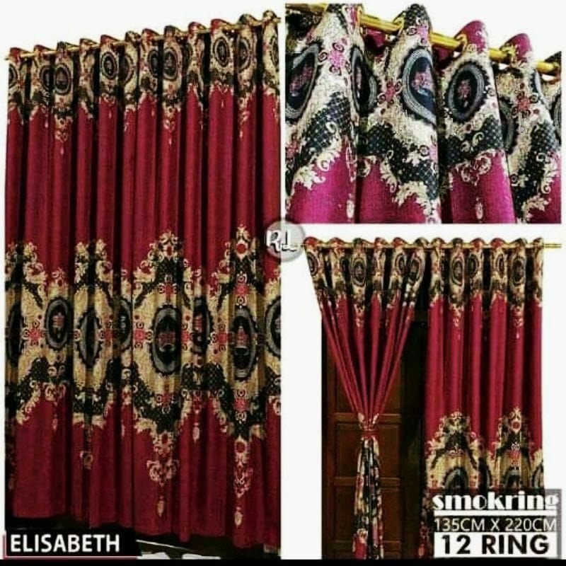 GORDEN SMOKRING 12 LUBANG UKURAN 120X220 CM