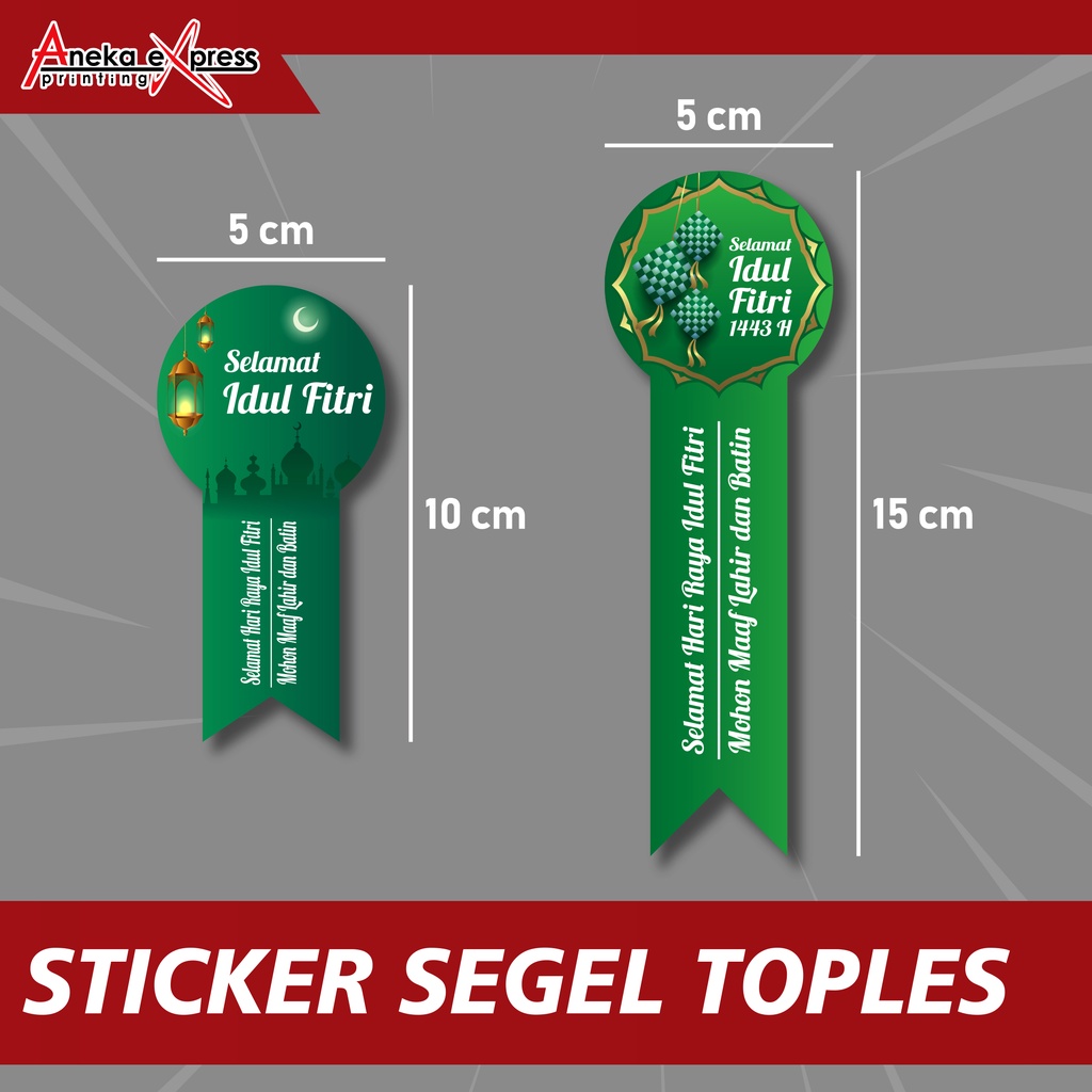 Stiker Segel | Sticker Toples | Stiker Lebaran Idul Fitri | Stiker Kemasan | Sticker Hampers-1