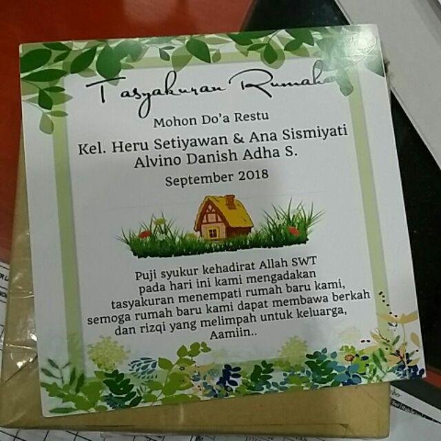 Kartu Ucapan Memasuki Rumah Baru Dalam Bahasa Inggris ...