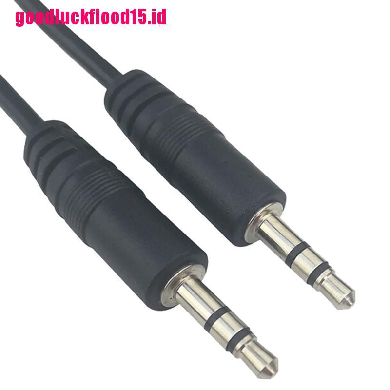 {LUCKID}1Pc 3.5mm Jack male to male car aux auxiliary cord stereo audio cable 0.5m