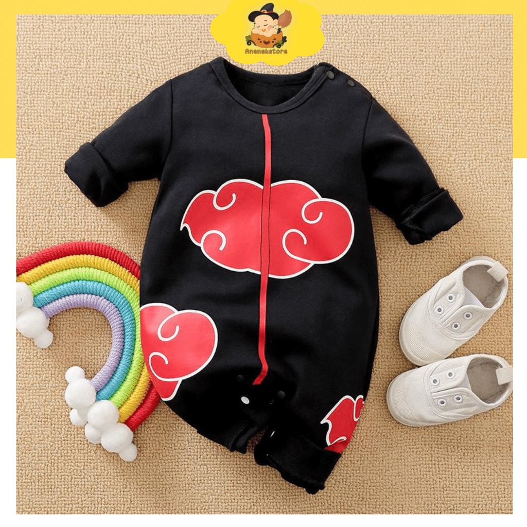 JUMPER BAYI MOTIF NARUTO AKATSUKI BAJU BAYI ANIME NARUTO BAJU BAYI LAKILAKI