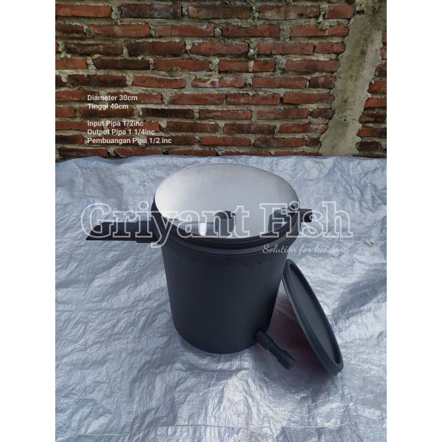 AX22 Tong kotak chamber filter air kolam koi