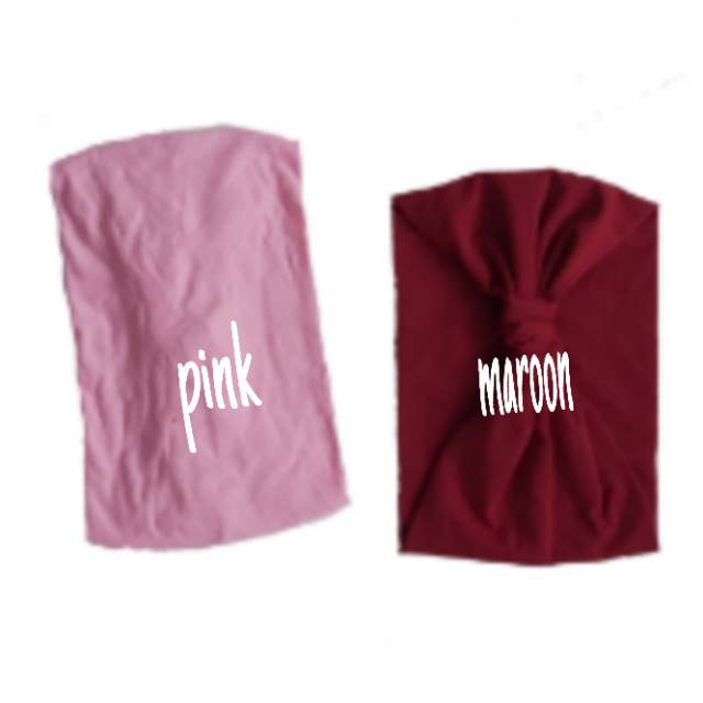 Bandana Karet Bahan Kain Bandana Anti Pusing