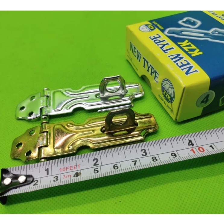 Overpal Overval Grendel Kaitan Kunci Pintu Gembok Engsel KZK 4&quot; empat gembok / gantungan gembok /cantolan gembok
