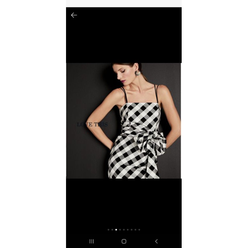 WHBM Gingham Sheath Dress new