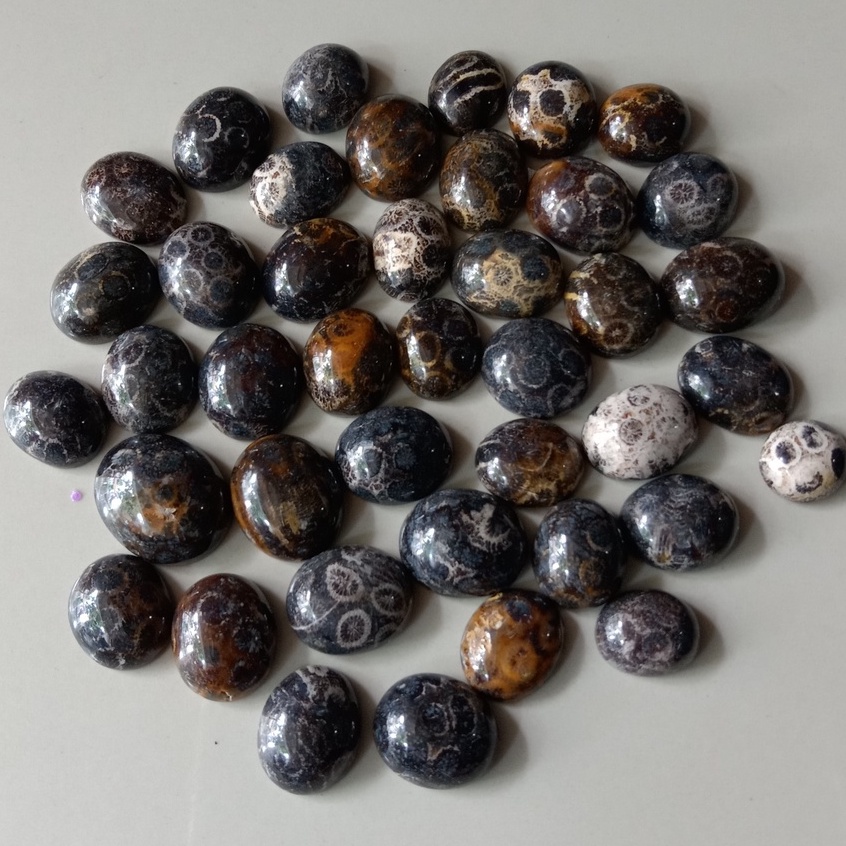 Batu Akik Teratai Hitam