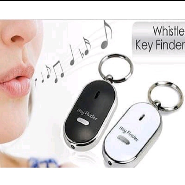 Gantungan Kunci Siul Anti Hilang Lupa Key Finder Keychain Senter LED