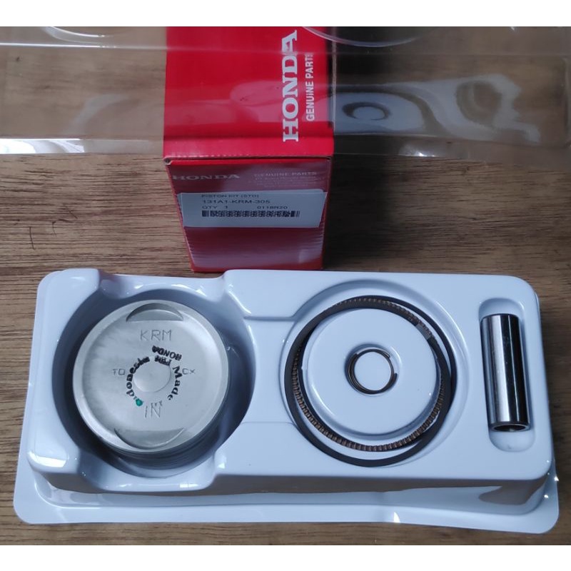 Piston kit atau seher ring klip n pin overside standar Megapro Monoshock/Verza