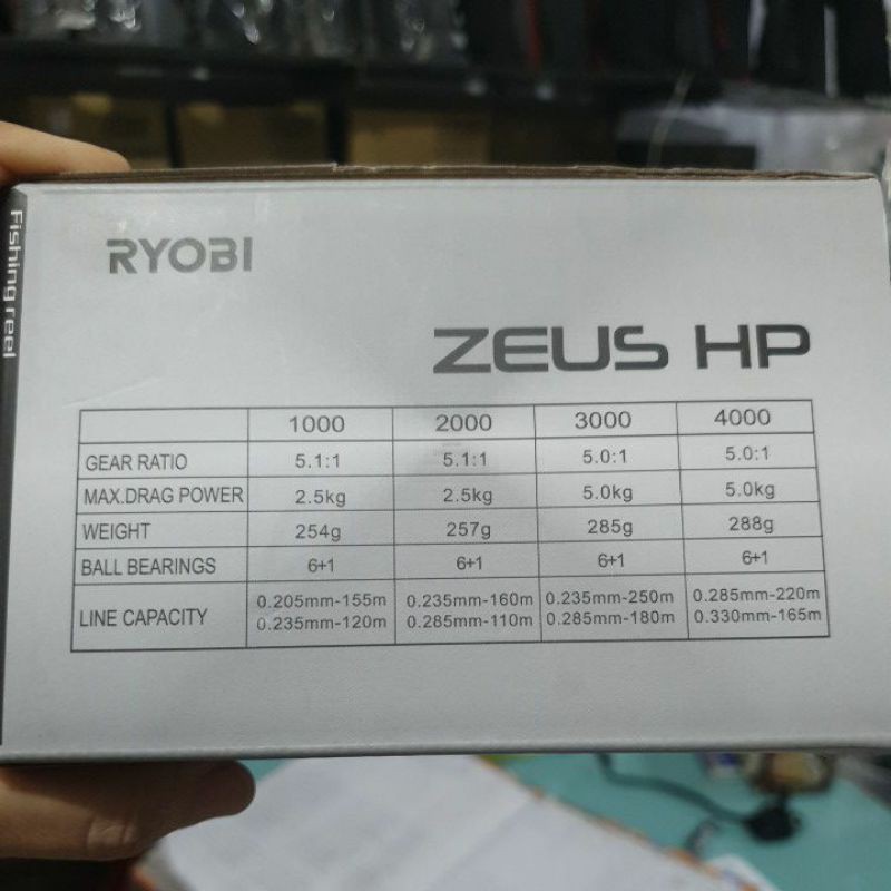 REEL RYOBI ZEUS HP1000 2000 3000 4000 6000 8000 / REEL RYOBI /