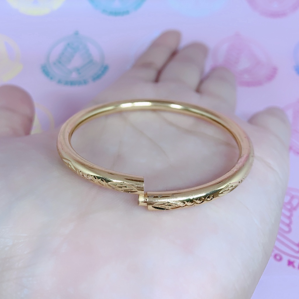 Gelang Tangan Xuping Gold Anak Perempuan Model Ring Pecah Kopi *15