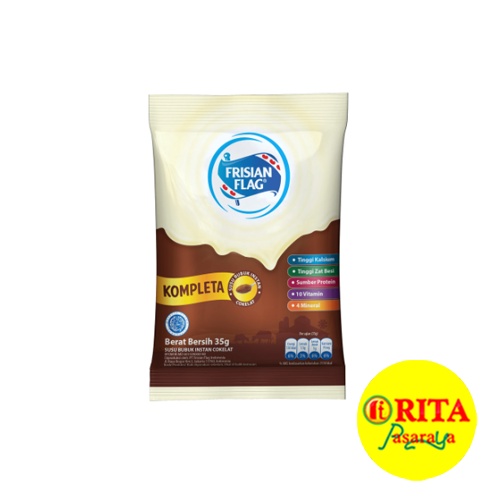 

Frisian Flag Kompleta Sachet Rasa Coklat 35 Gr