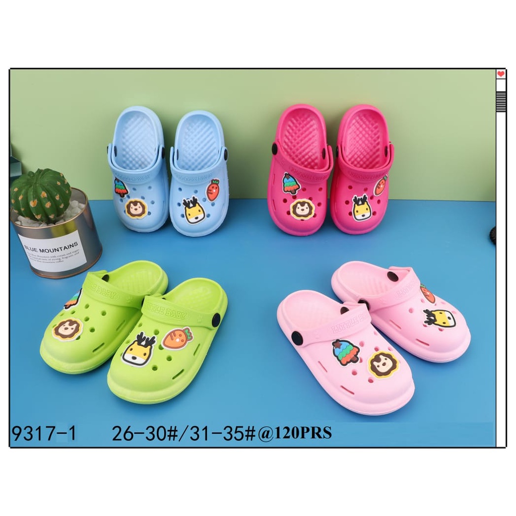 Sandal Karet Anak Perempuan BAKPAU Jelly Import 9317 - 1