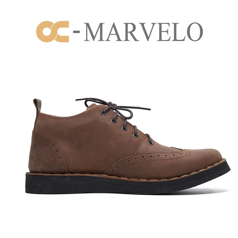 SEPATU KULIT PRIA BOOT OC MARVELO