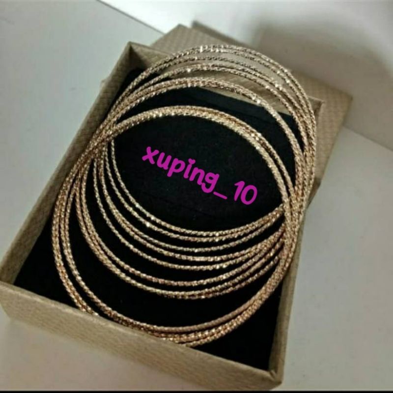 XUPING GELANG KRONCONG EMAS DEWASA ISI 12 PCS