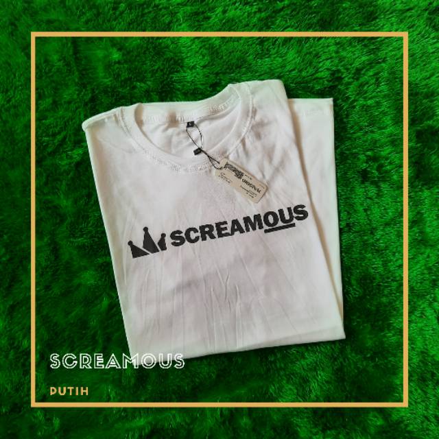 Kaos Distro Original Screamous / T shirt pria premium