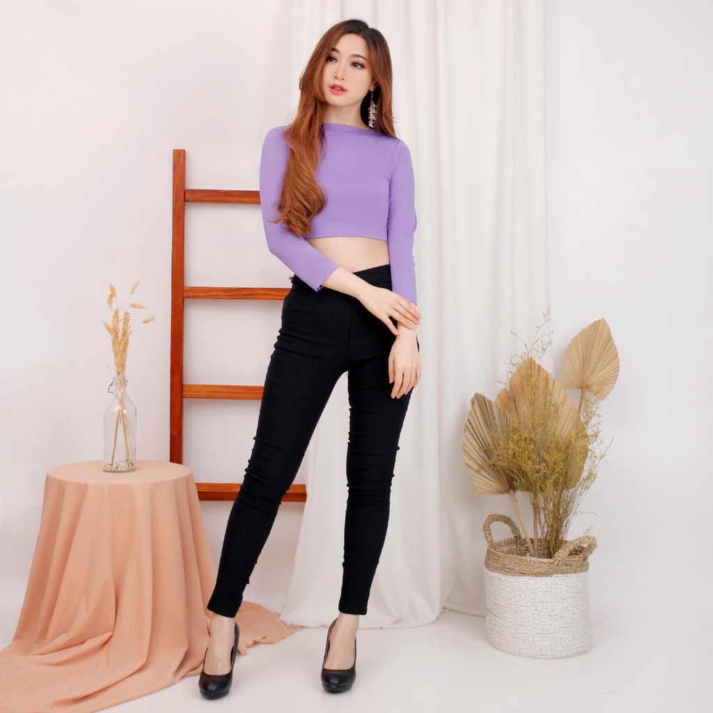 dBeautyHouse Long Sleeve Crop Top dH062