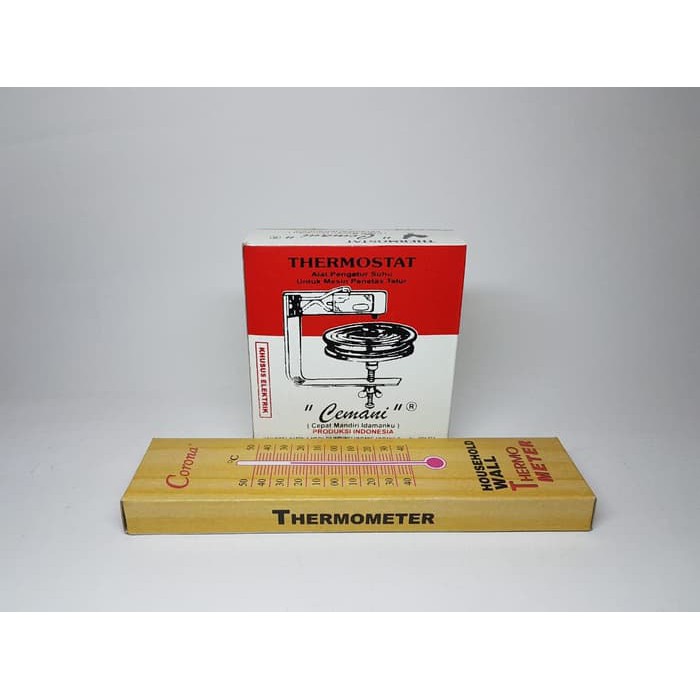 Termostat Kapsul Cemani Dan Termometer Kayu Unesco Thermostat Kapsul